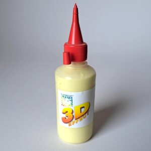 3D Effect for Bisqueware – Bright Yellow