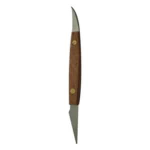 Double Ended Wooden Handled Knife