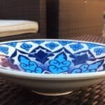 Mazerine Blue and Sky Blue underglaze