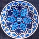 Mazerine Blue and Sky Blue underglaze