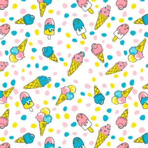 Ice Cream Underglaze Transfer HK27