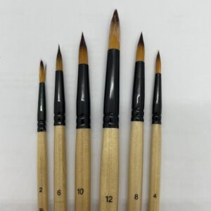 Brush Set 6pc Round