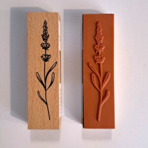 Lavender Floral Stamp