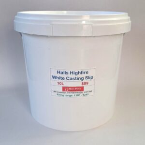 Halls Highfire White Casting Slip 10L