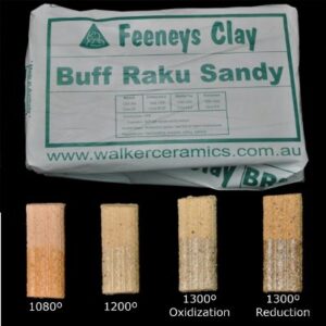 Feeney's Buff Raku Sandy BRS