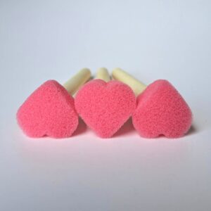 Heart Sponge on Stick