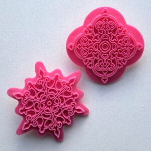 Pink Texture Stamps