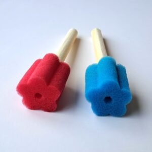 Small Flower Sponge on Stick