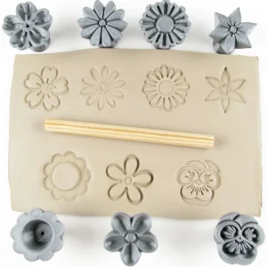 Relyef Flowers Stamp Set